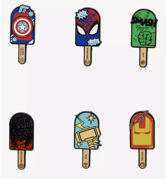 Marvel Popsicle Characters Blind Box Pin Set at BoxLunch