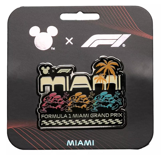 Disney x Formula 1 Miami Grand Prix Pin at Disney Store
