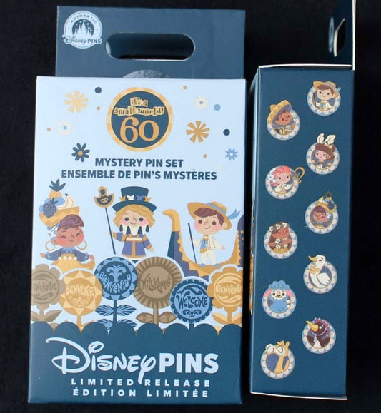 It’s a Small World 60th Anniversary Mystery Pin Set