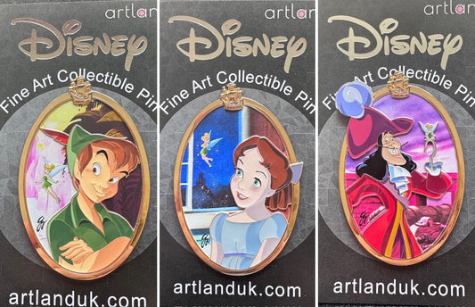 Peter Pan Oval Disney Pins by ArtLand