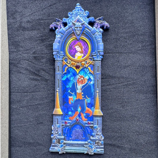 Beauty and the Beast Jumbo Castle ArtLand Pin