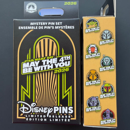 Star Wars Day 2026 Mystery Pin Set