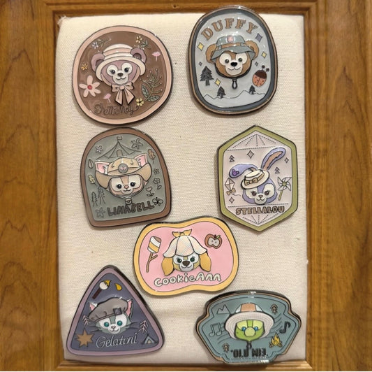 Duffy and Friends Nature Campers Mystery Pin Set - Shanghai Disney Resort