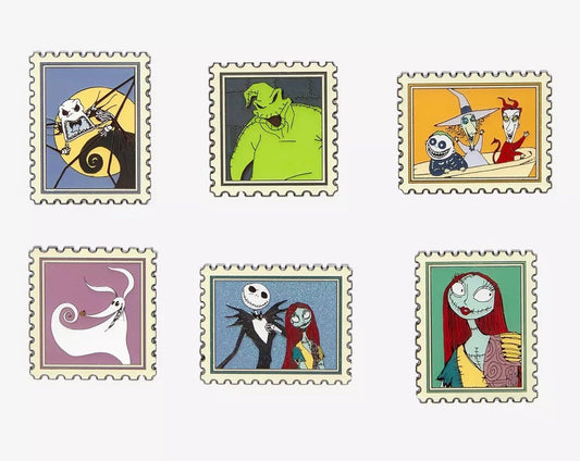 The Nightmare Before Christmas Character Stamp Blind Box Pin Set - BoxLunch