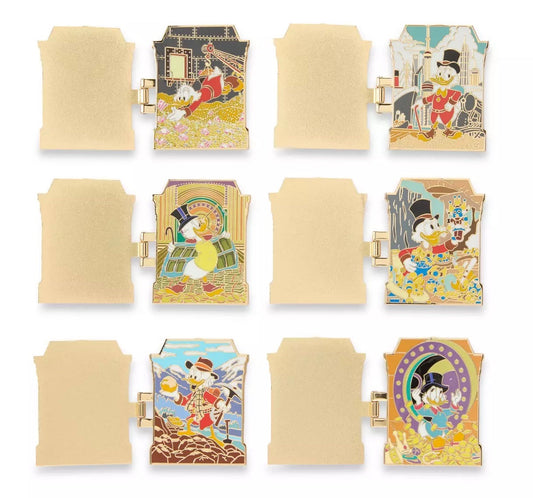 Scrooge McDuck Hinged Mystery Pin Set - Disney Store