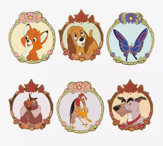 The Fox and the Hound Character Frame Blind Box Pin Set - Hot Topic