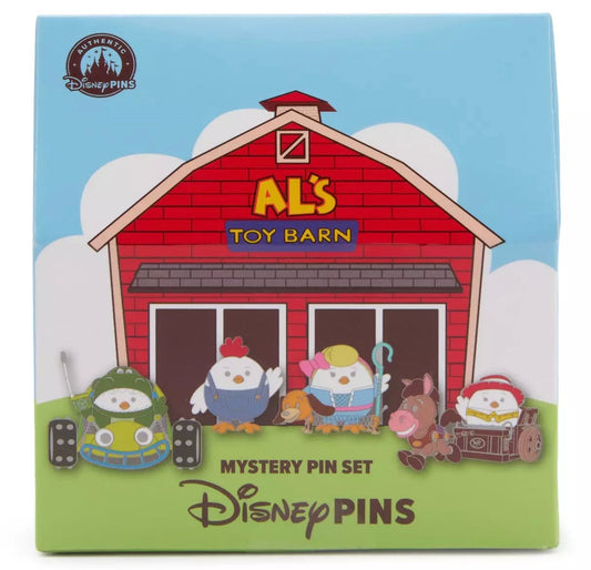 Al's Toy Barn Mystery Pin Set at Disney Store
