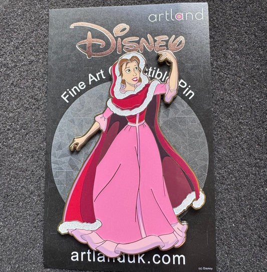 Belle’s Winter ArtLand Disney Pin