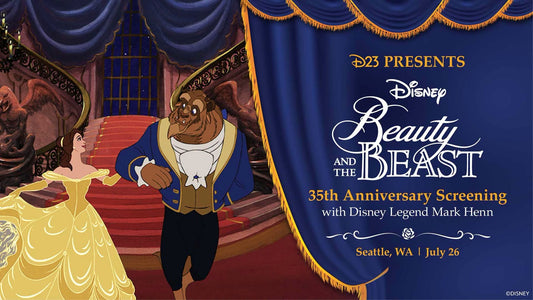 Beauty and the Beast 35th Anniversary Screening Disney D23 Pin