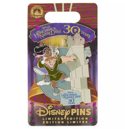 The Hunchback of Notre Dame 30th Anniversary Pin at Disney Store