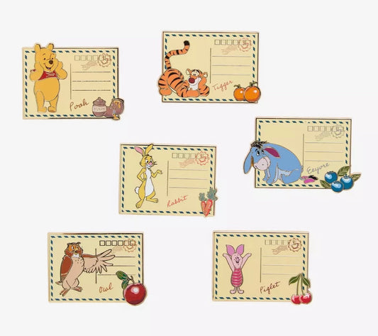 Winnie the Pooh Postcards Blind Box Pin Set at BoxLunch