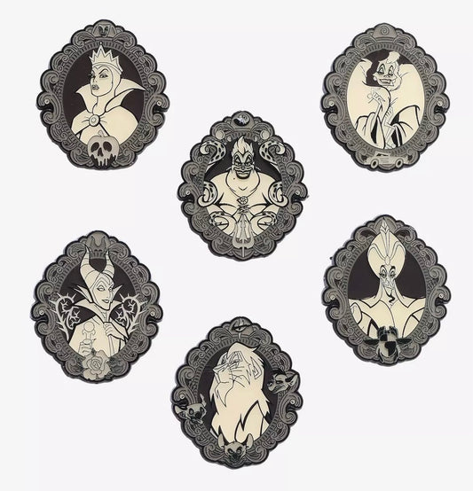 Disney Villains Cameos Glow-in-the-Dark Blind Box Pin Set - BoxLunch