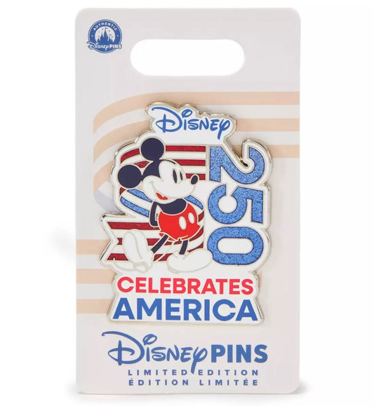 Mickey Mouse Disney Celebrates America 250 Pin at Disney Store