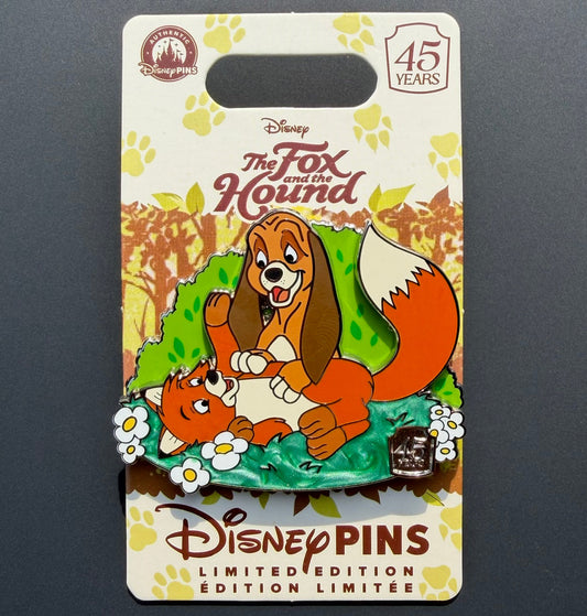 Fox and the Hound 45th Anniversary LE Disney Pin