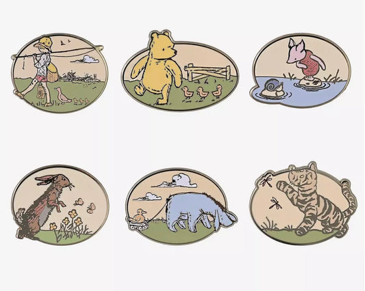 Winnie the Pooh Classic Characters Blind Box Pin Set - BoxLunch