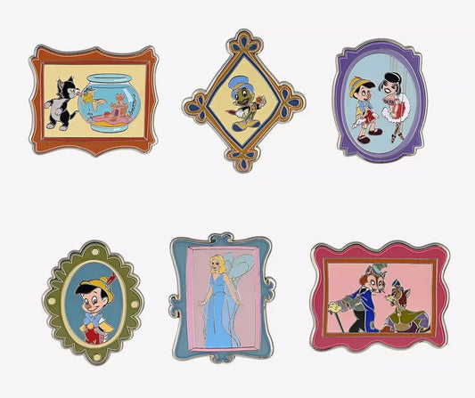 Pinocchio Portrait Blind Box Pin Set - BoxLunch