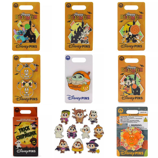 Halloween 2026 Pin Releases at Disney Store & Disney Parks