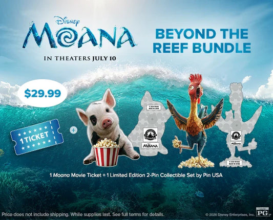 Moana Live Action Pin Bundle at Fandango