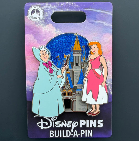 Fairy Godmother & Cinderella Disney Build-a-Pin Set