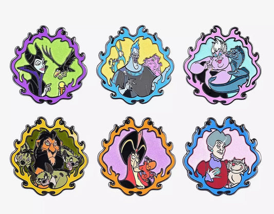 Disney Villain Sidekicks Blind Box Pin Set - Hot Topic