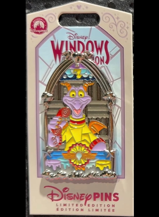 Figment Windows of Attraction Disney Pin
