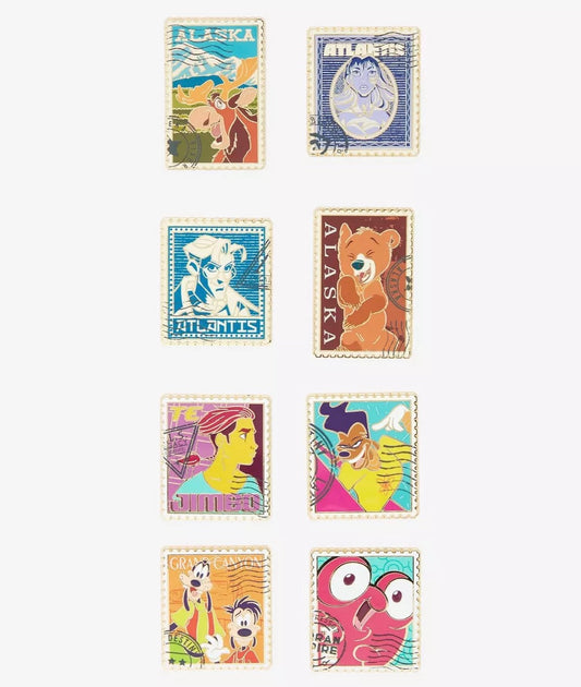 Disney Y2K Films Stamps Blind Box Pin Set at BoxLunch