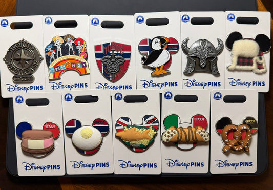 New Epcot World Showcase 2026 Pins at Walt Disney World