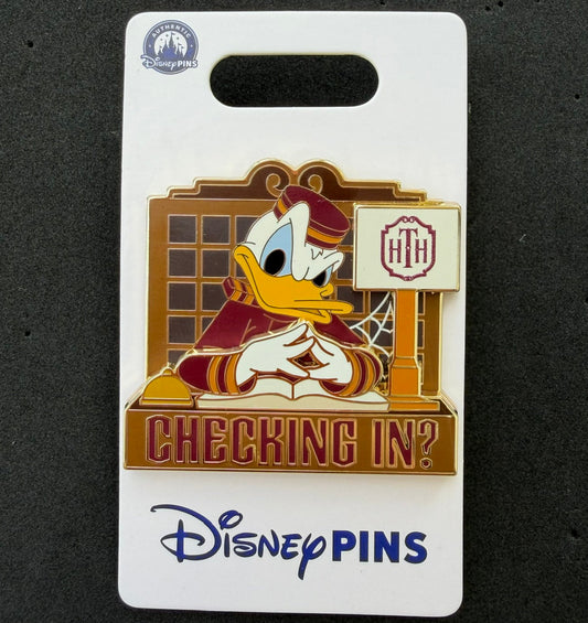 Donald Duck - Checking in? - Hollywood Tower Hotel Disney Pin 2026