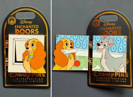 Lady and the Tramp Enchanted Doors Disney Pin