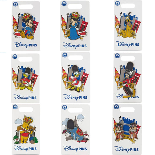 Mickey & Friends Royal Pin Series at Disney Store UK