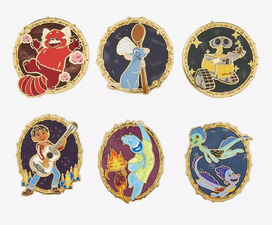 Disney Pixar Characters Sandblast Blind Box Pin Set - BoxLunch