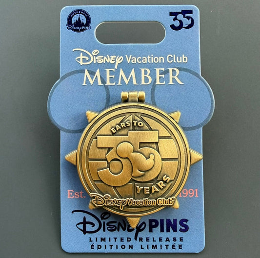 Disney Vacation Club Member 35th Anniversary Hinged Pin