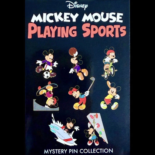 Mickey Mouse Playing Sports Mystery Pin Set at The Walt Disney Company Store