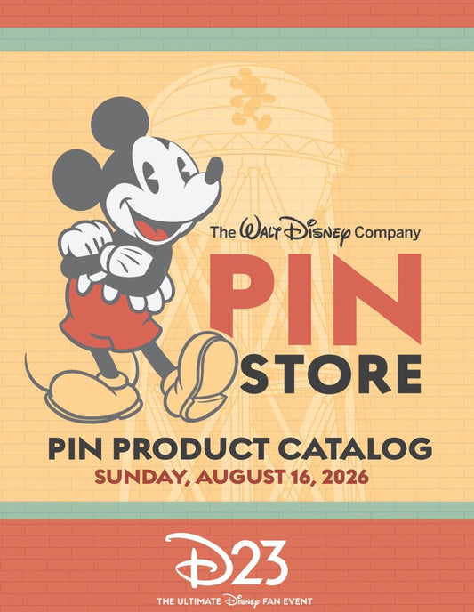 The Walt Disney Company Pin Store Releases on Sunday, August 16th – D23 2026