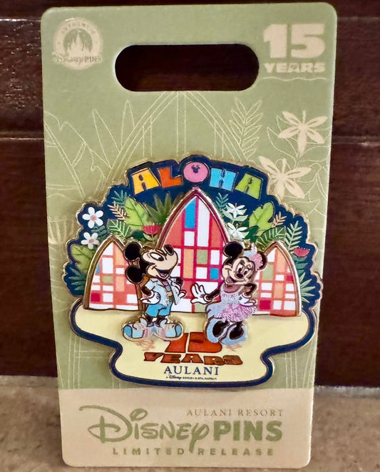 Aulani Disney Resort & Spa 15th Anniversary Pin