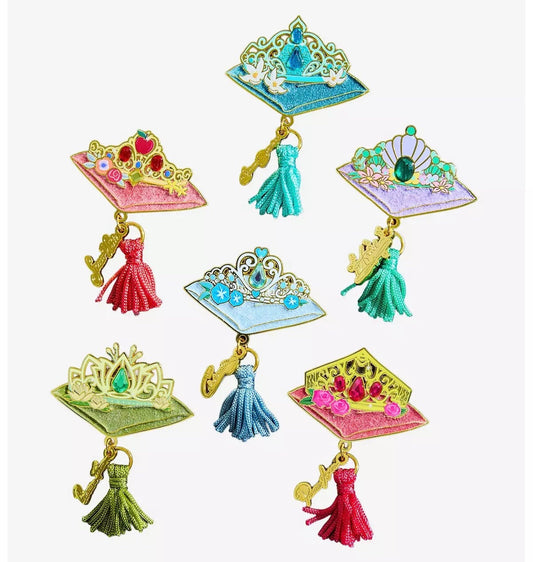 Disney Princess Crown Display Pillows Blind Box Pin Set at BoxLunch