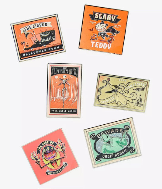 The Nightmare Before Christmas Matchbox Blind Box Pin Set at BoxLunch