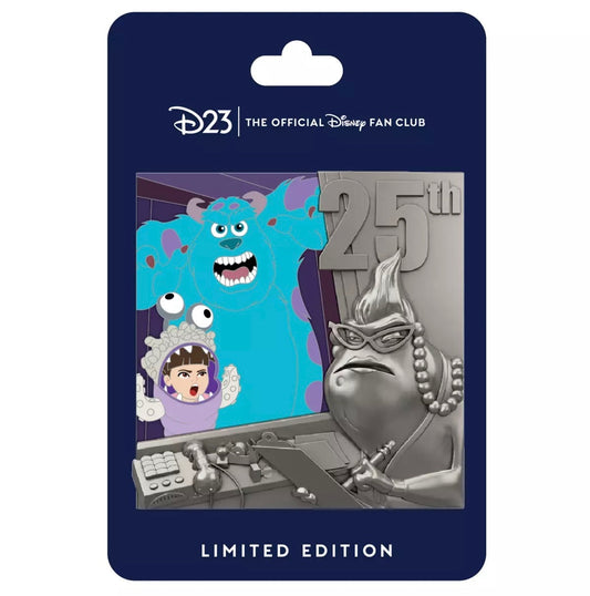 Sulley and Boo with Roz – Monsters, Inc. 25th Anniversary D23 Pin