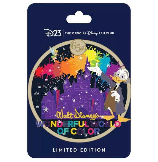 Walt Disney’s Wonderful World of Color 65th Anniversary Mini Jumbo Pin at Disney Store