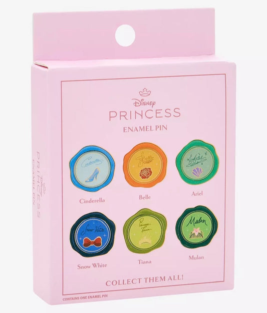 Disney Princess Wax Seal Blind Box Pin Set at BoxLunch