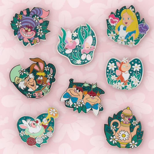 Alice in Wonderland Limited Edition Pin Series at Disney Store UK/Europe