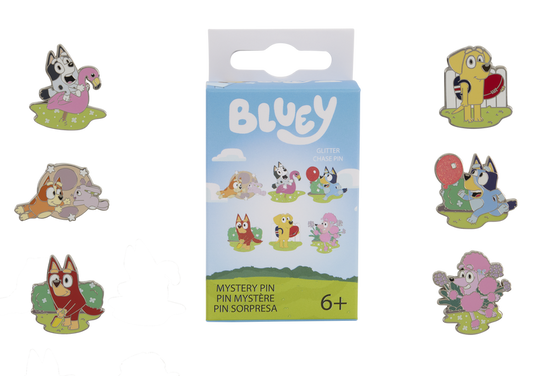 Bluey and Friends Mystery Pin Set at Loungefly