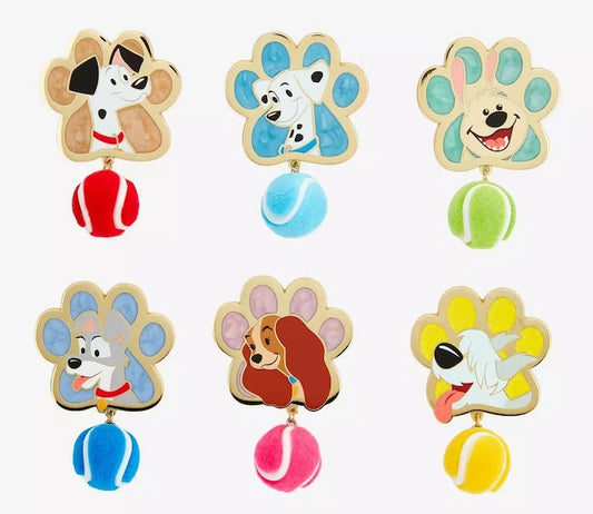 Disney Dogs Paw Print Blind Box Pin Set at BoxLunch
