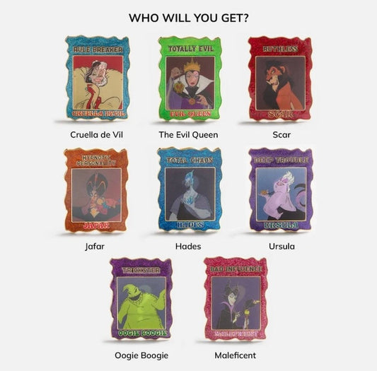 Disney Villains Mystery Pin Set at Baublebar