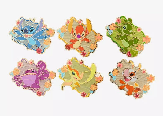 Lilo & Stitch Cousins Blind Box Pin Set at BoxLunch