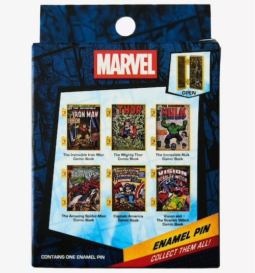 Marvel Comic Books Hinged Blind Box Pin Set at BoxLunch