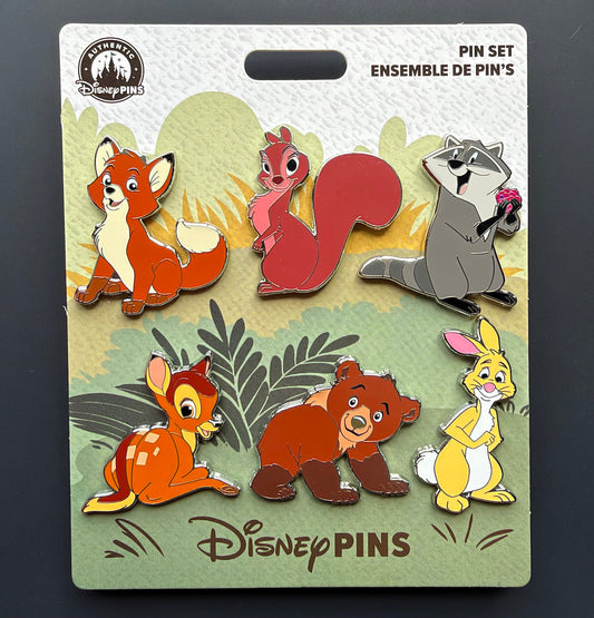 New Disney Animals Booster Pin Set at Disney Parks