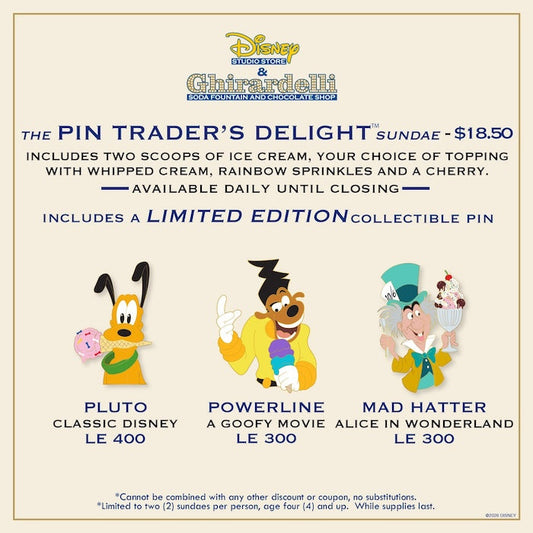 Pluto, Powerline & Mad Hatter Pin Trader’s Delight – October 23, 2026