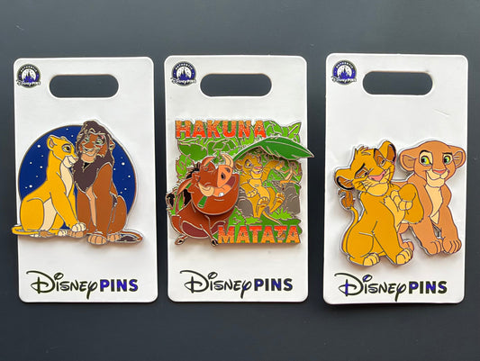 The Lion King 2026 Open Edition Pins at Disney Parks