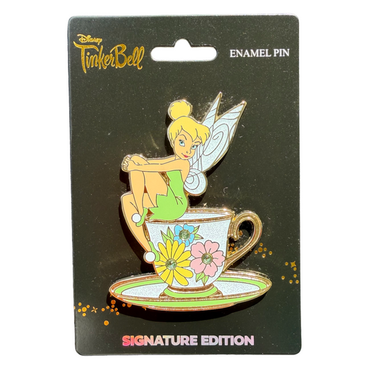 Tinker Bell Teacup Swarovski Denyse Klette Disney Pin at DPB Store